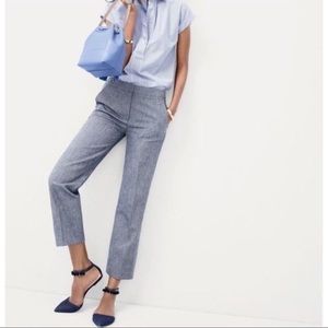 J. Crew Patio Pant in Chambray size 4